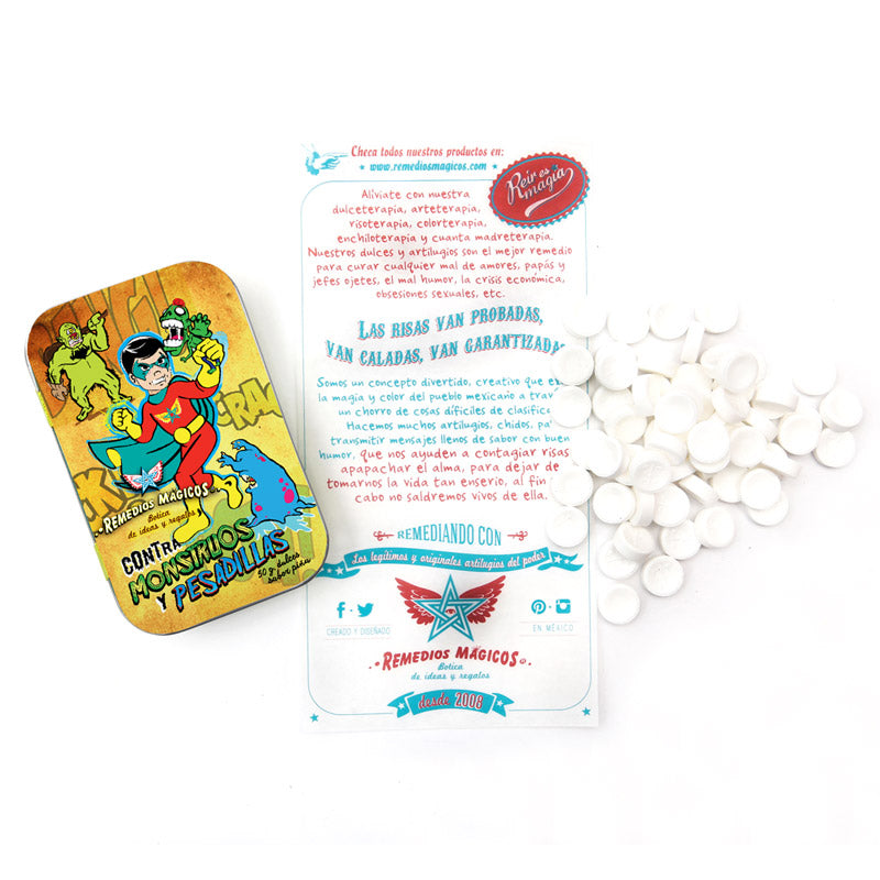 KIT DE DIBUJO Y DULCE TERAPIA CONTRA MONSTRUOS Y PESADILLAS
