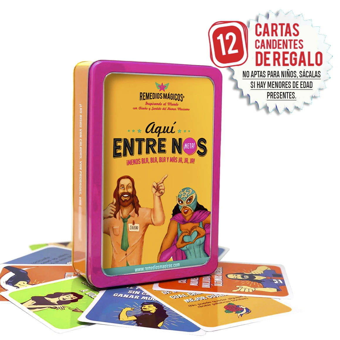AQUÍ ENTRE NOS ¡MENOS BLA,BLA, BLA Y MÁS JA, JA, JA! - Juego de Mesa