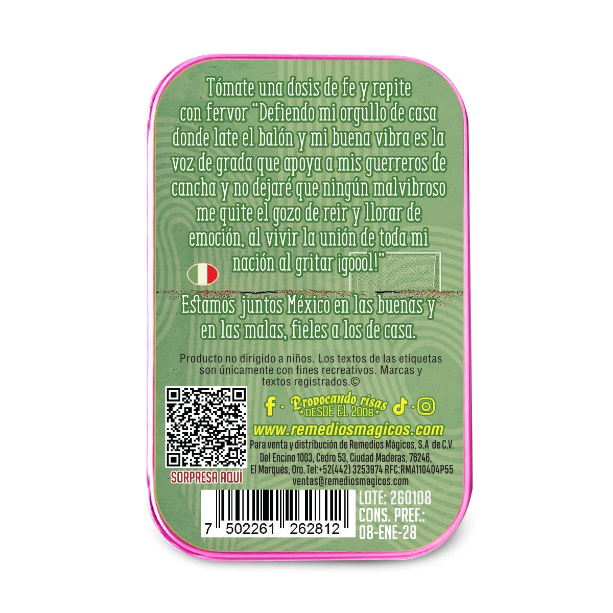 CHILENITA MÍSTICA - Remedio Lata con Mentas