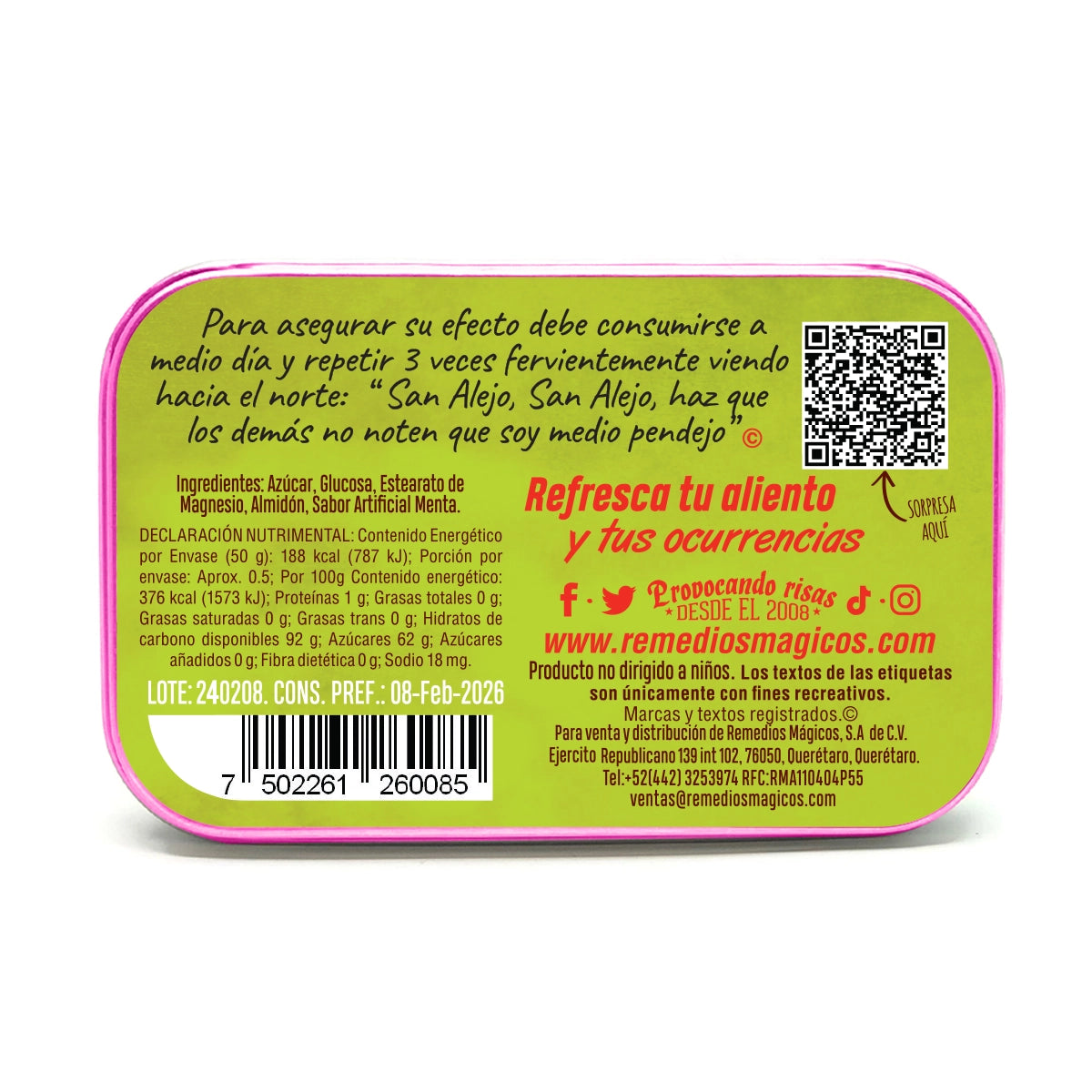 DÚO DESAPENDEJADOR + PA QUE NO LA CAGUES - Remedios Lata con Mentas