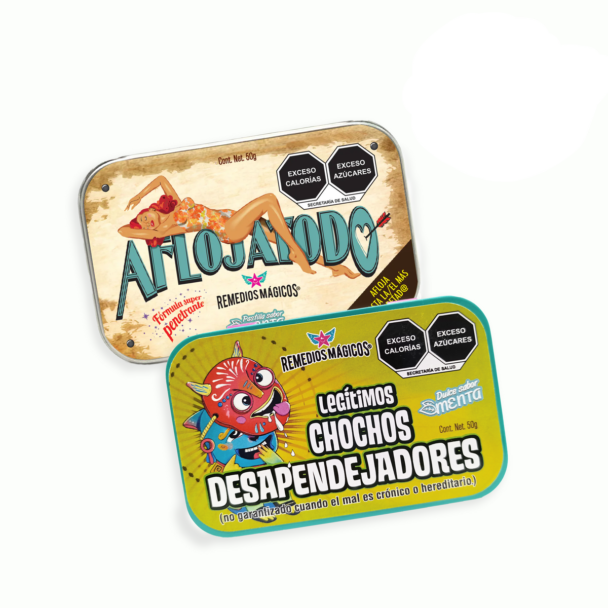 DÚO DESAPENDEJADOR + AFLOJATODO - Remedios Lata con Mentas