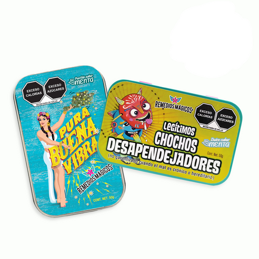 DÚO DESAPENDEJADOR + PURA BUENA VIBRA - Remedios Lata con Mentas