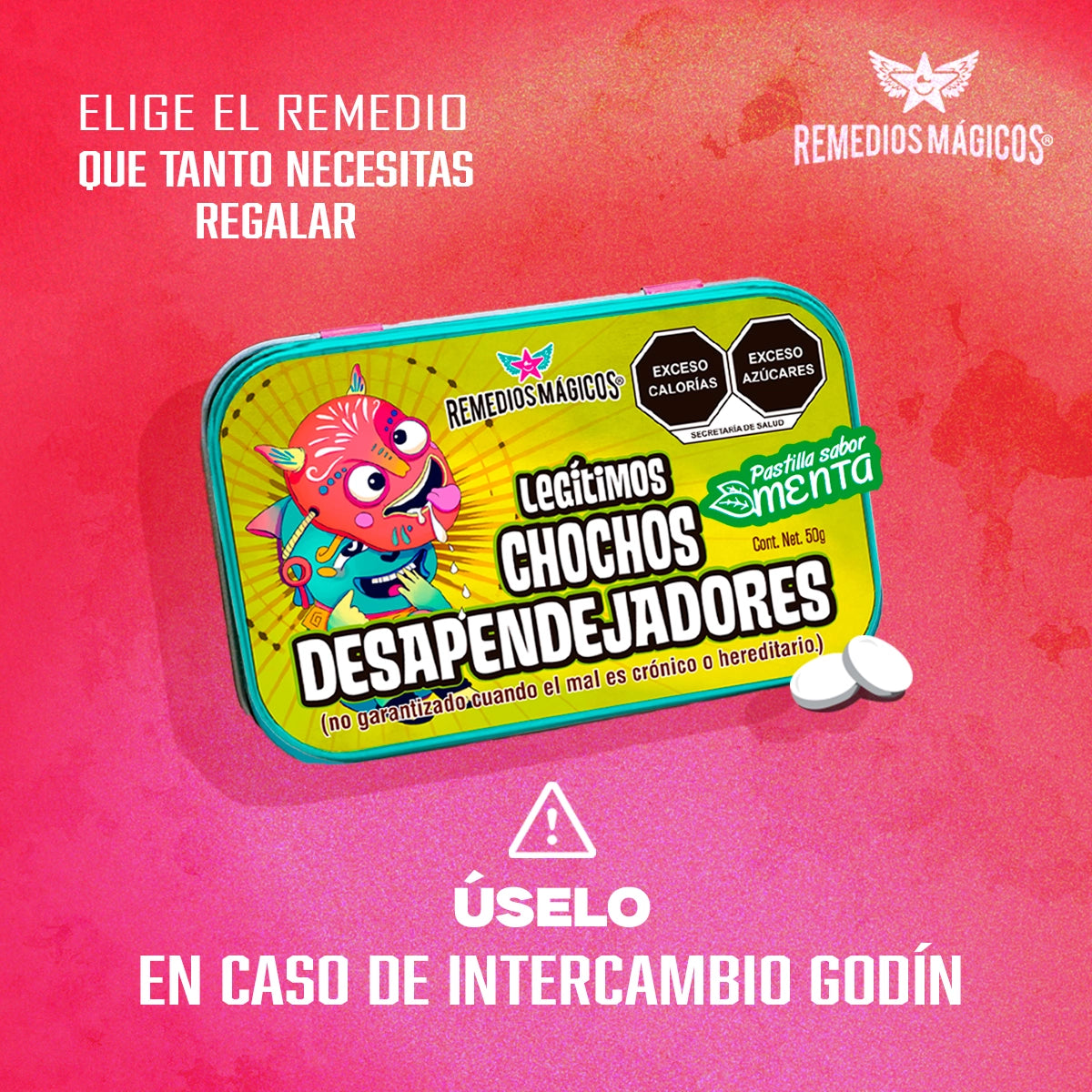 LEGITIMOS CHOCHOS DESAPENDEJADORES - Remedio Lata con Mentas