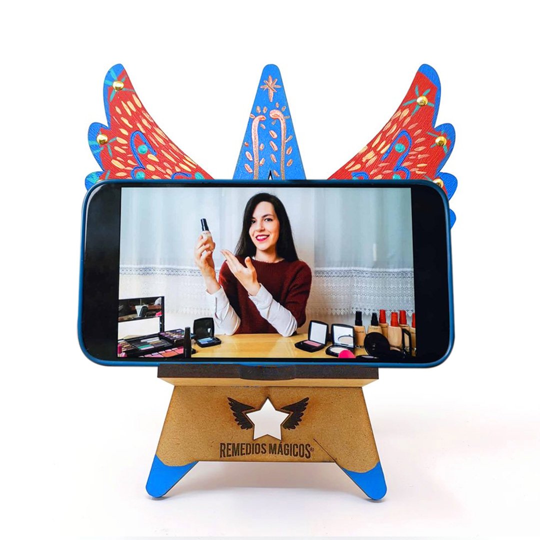 SOPORTE PINTADO A MANO REUTIL Y DECORATIVO - ESTRELLA CH