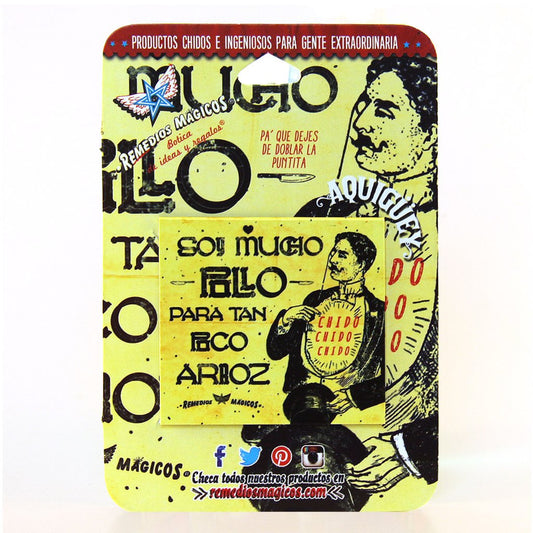 Separador de libros ¡AquiGüey! Mucho pollo para tan poco arroz