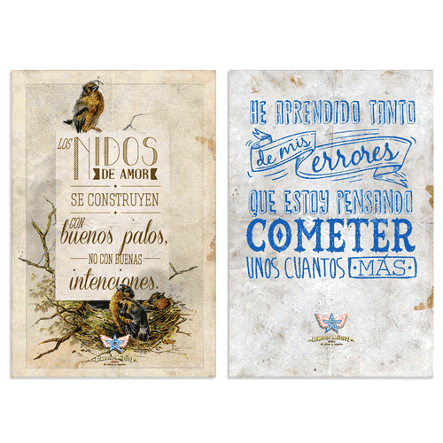 COLECCIÓN DE 4 POSTERS