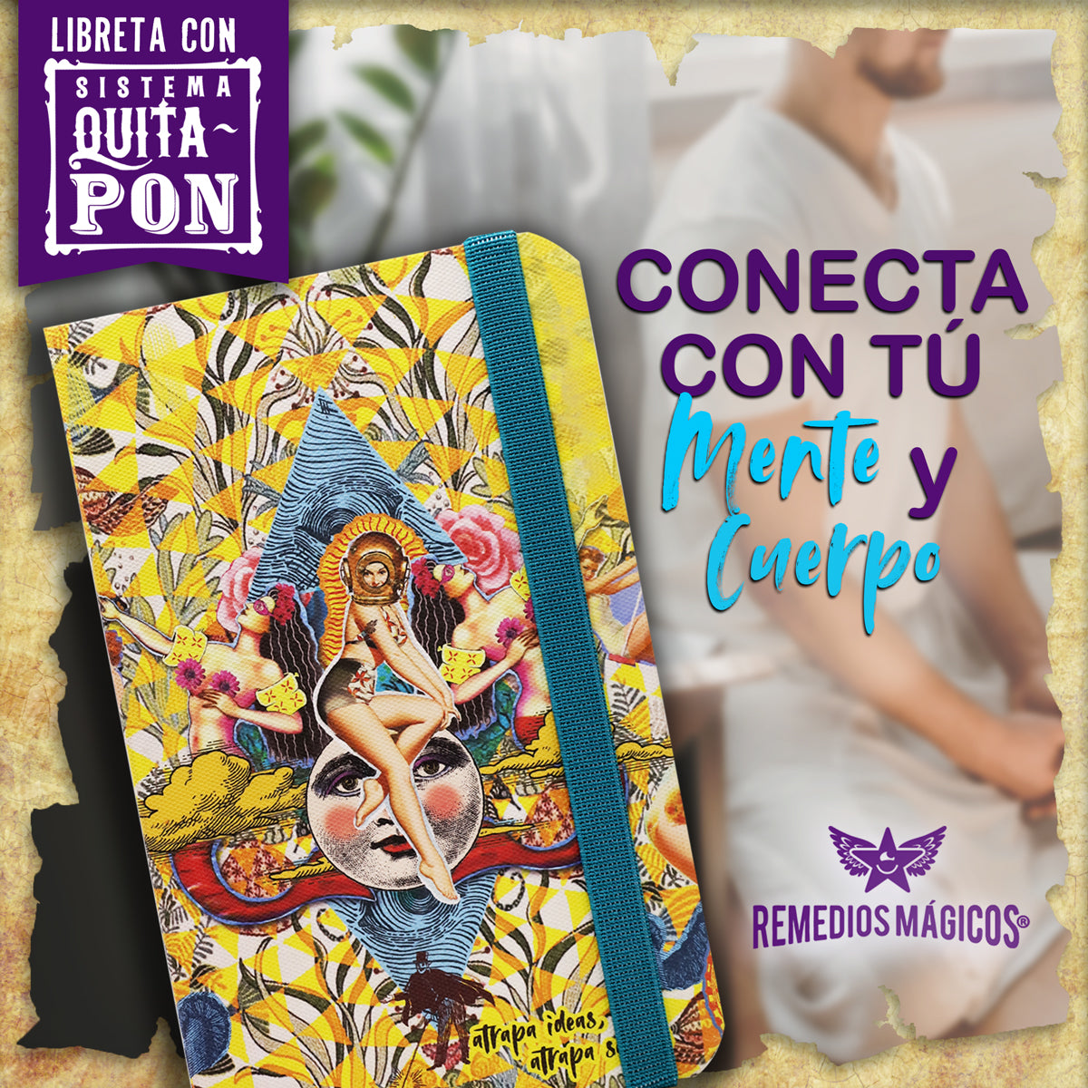 LIBRETA ATRAPA IDEAS ATRAPA SUEÑOS MODULAR - BUZA