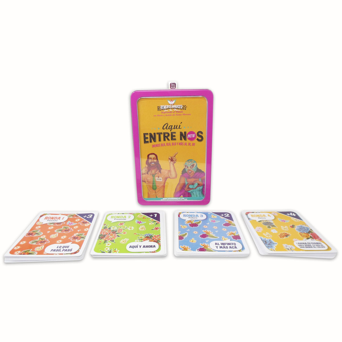 AQUÍ ENTRE NOS ¡MENOS BLA,BLA, BLA Y MÁS JA, JA, JA! - Juego de Mesa