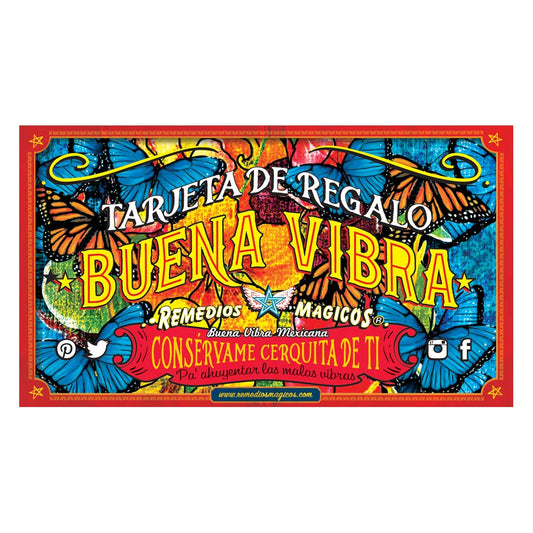 Tarjeta de Regalo - Regala Buena Vibra