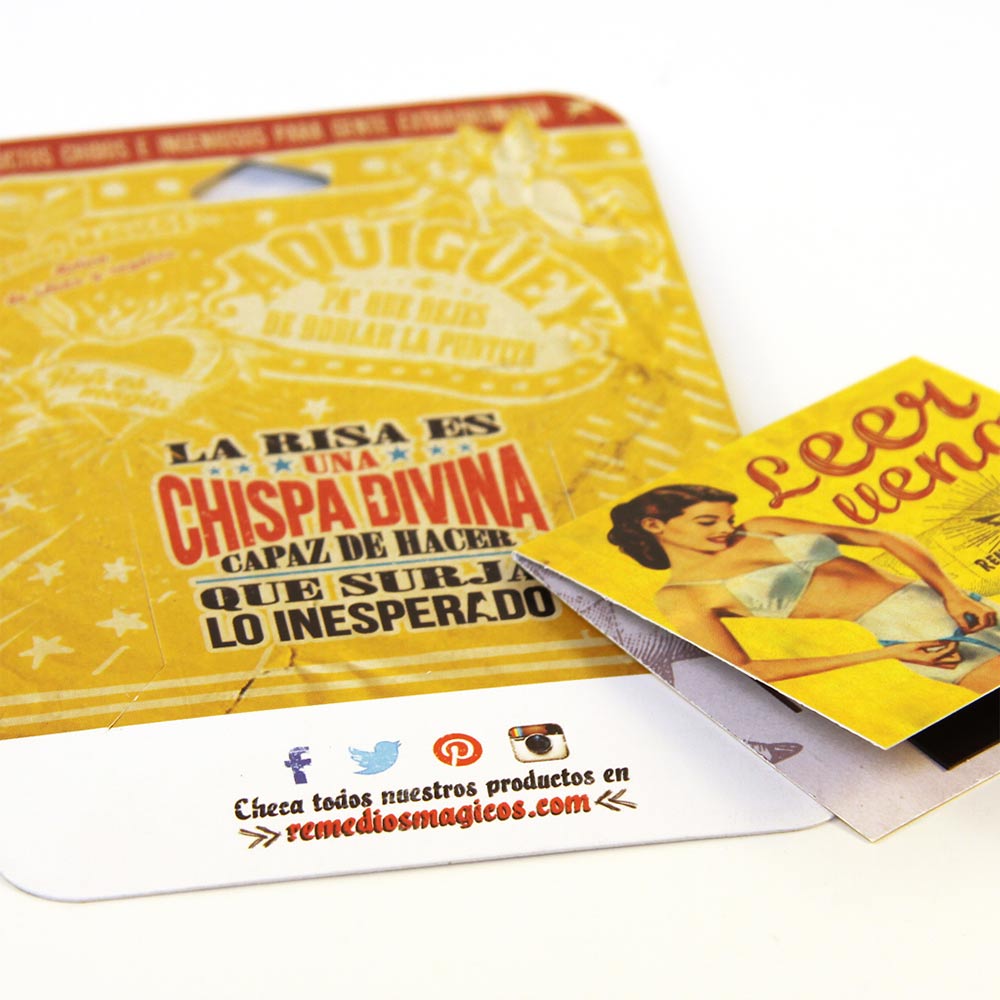 Separador de libros ¡AquiGüey! Llena pero no engorda