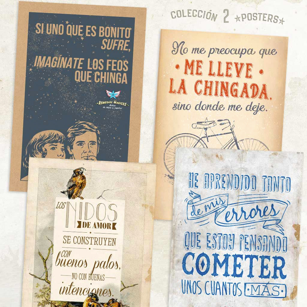 COLECCIÓN DE 2 POSTERS